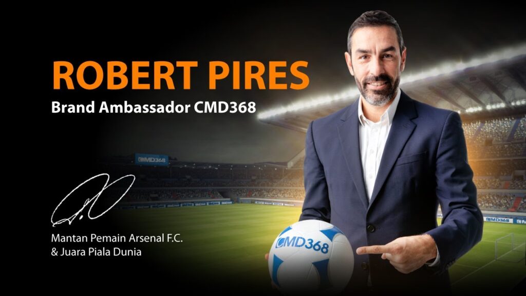 Robert Pires là đại sứ thượng hiệu CMD368